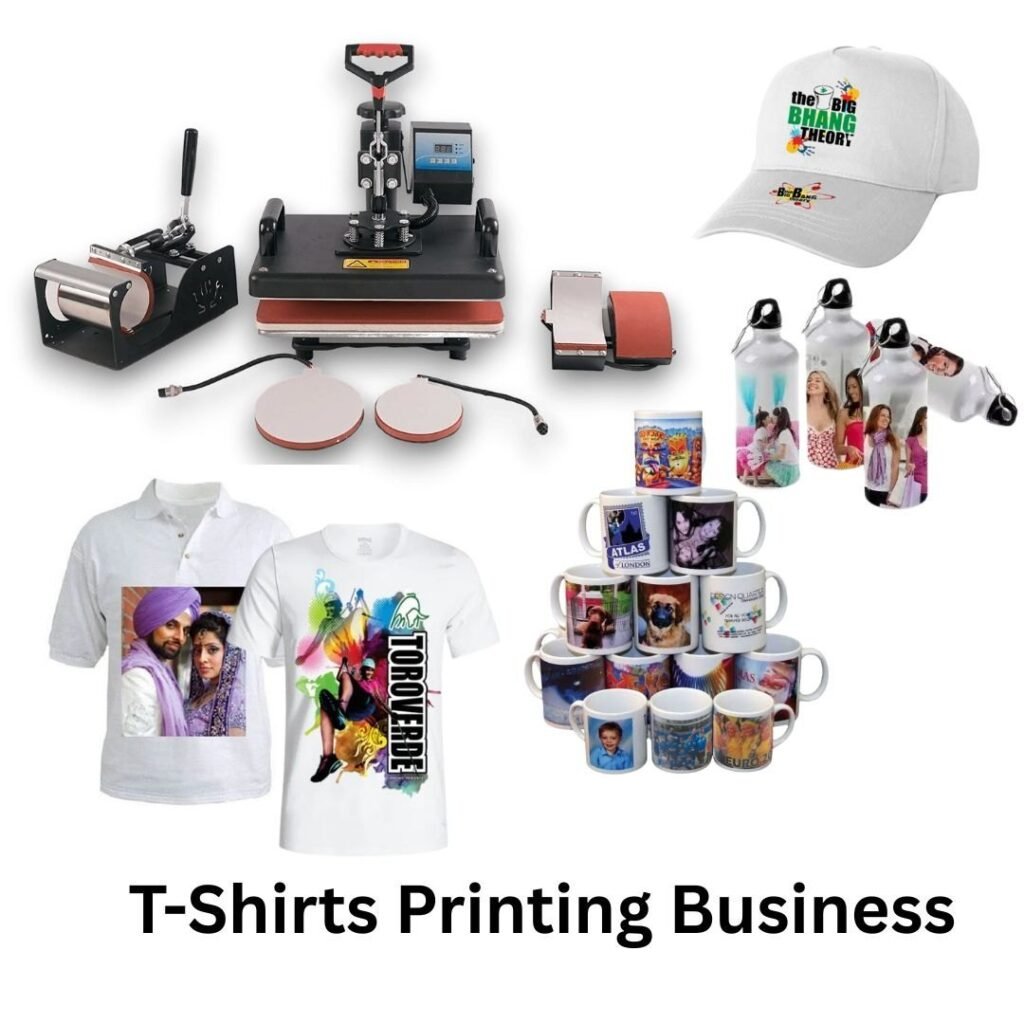 "Aesthetic oversized t-shirt mockup showing front and back design for print on demand business blog."